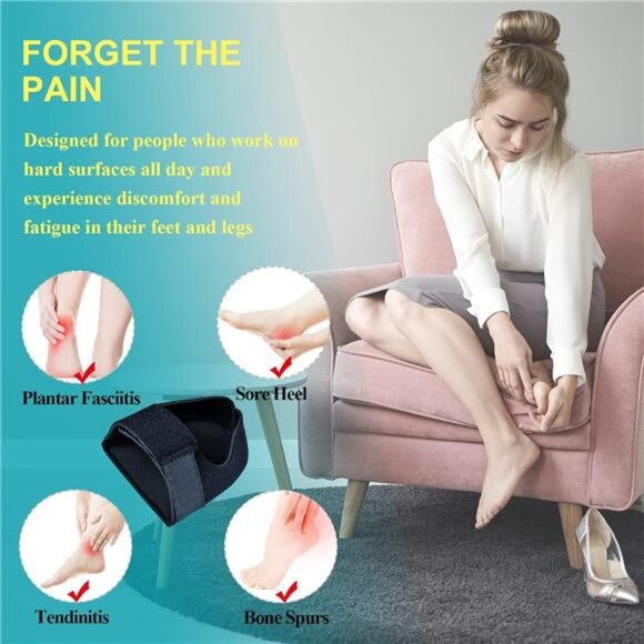 Heel Protectors(4Pcs) Heel Cups for Heel Pain Heel Cushion for Plantar Fasciitis - Picture 2 of 7